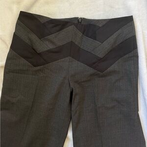 BCBGMaxAzria Gray and Black Pants